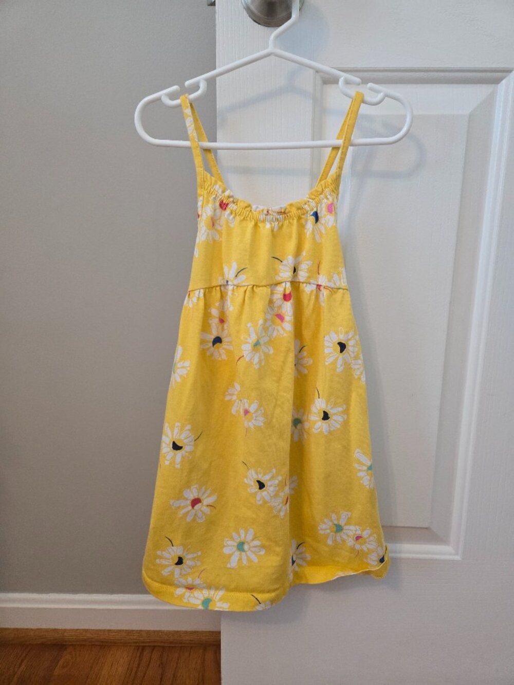 Girls Hanna Anderson size 4T yellow flower dress